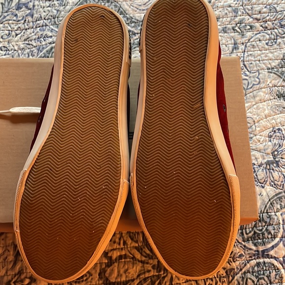 NIB Maroon Velvet Sneakers by SeaVees! Size 9 - Picture 4 of 6